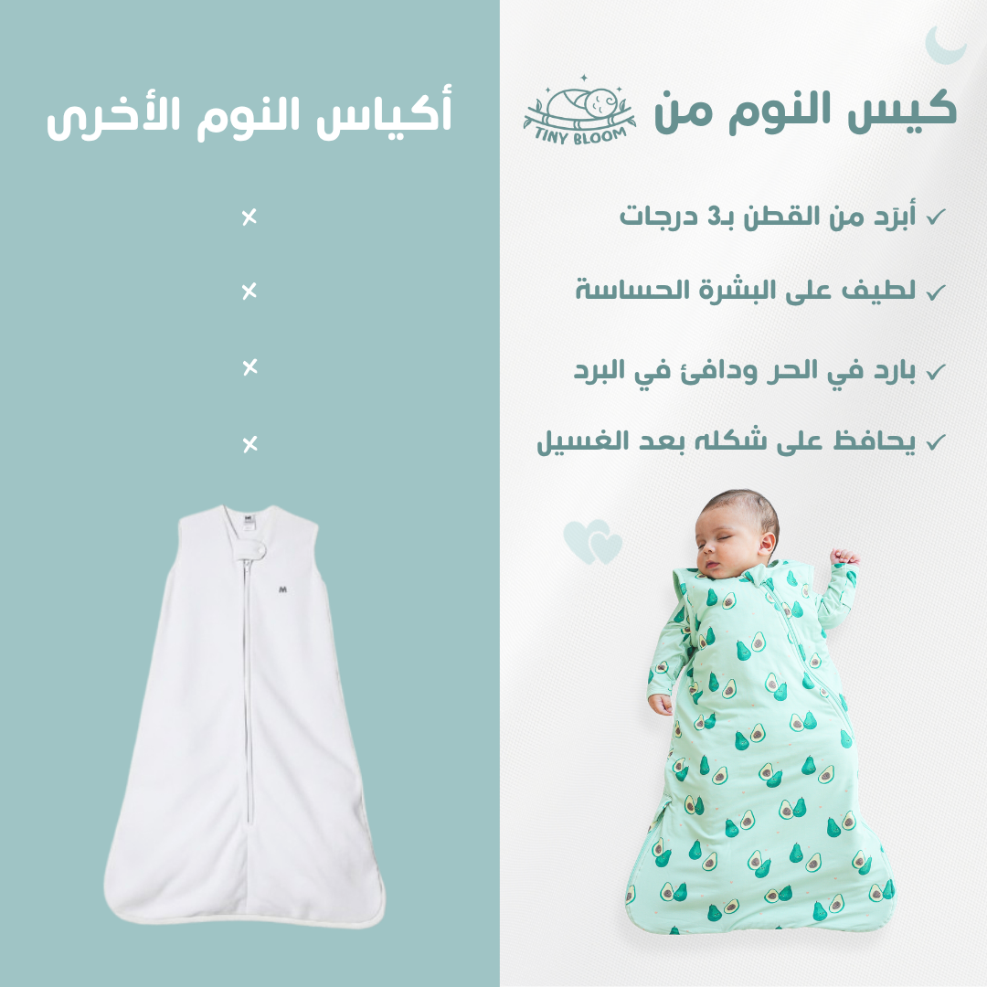 Sleeping Bag - Avocado Design