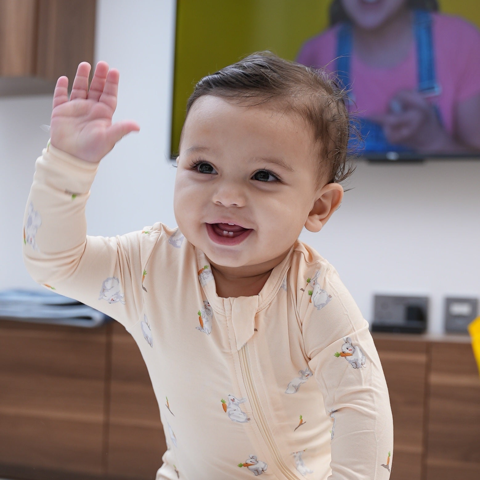Sky Blue Sleep Romper