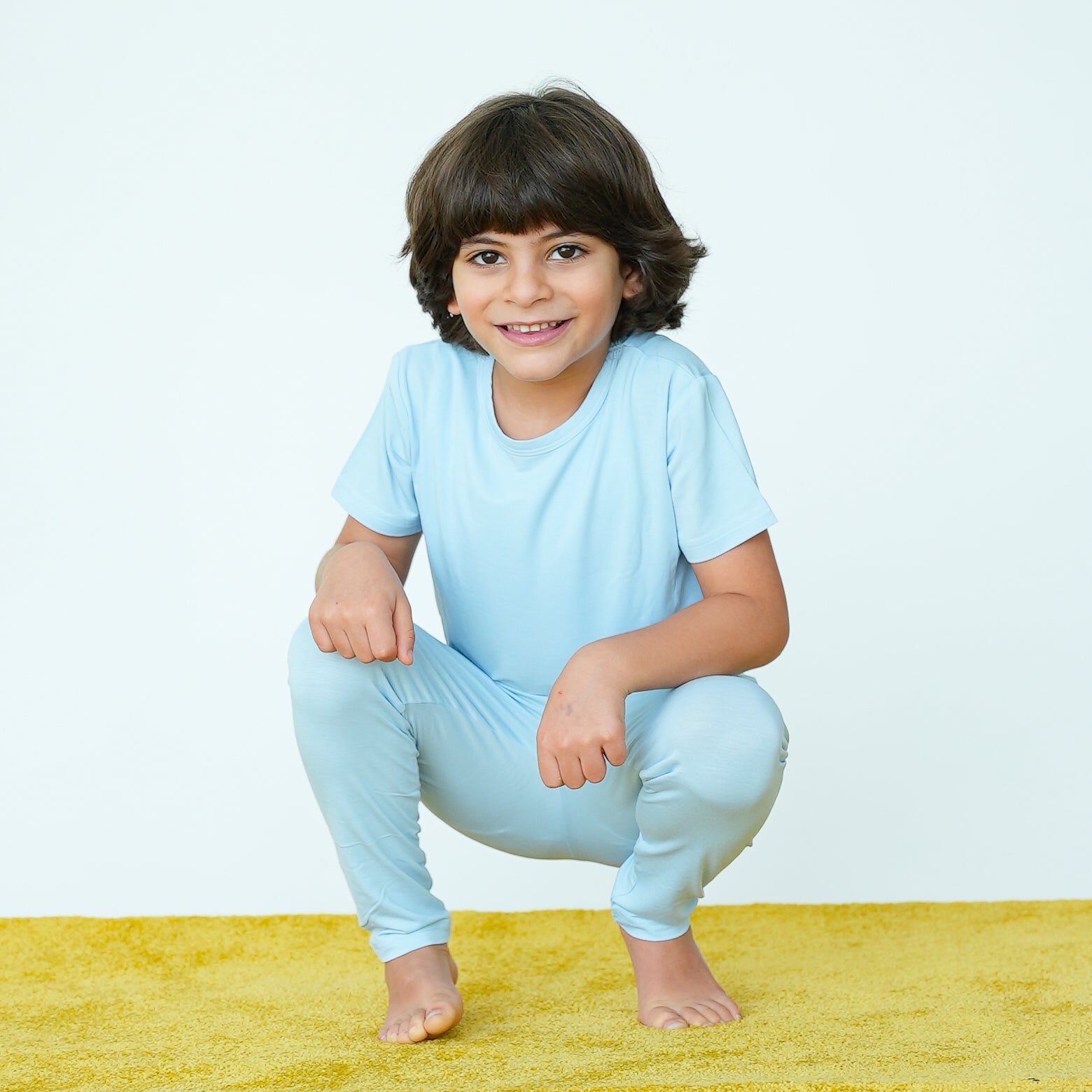 بيجامة صيفية - بالأزرق السماوي
